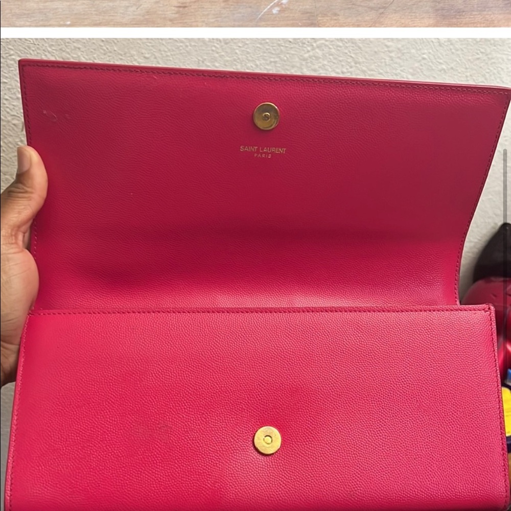 YSL  Yves Saint Laurent Pink Clutch